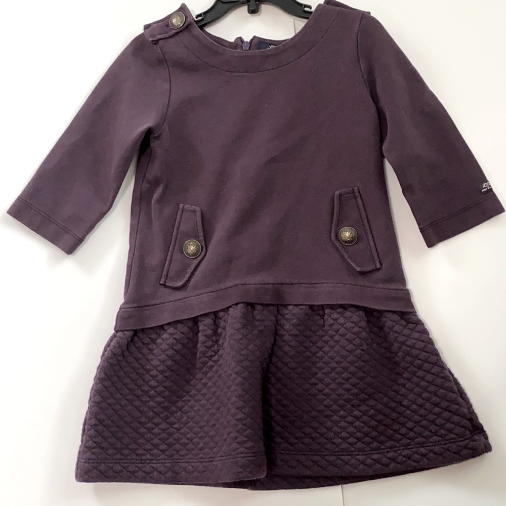 Lili Gaufrette dress with matching tights